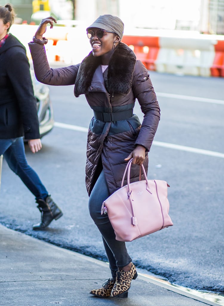 Lupita Nyong'o Out in NYC November 2015