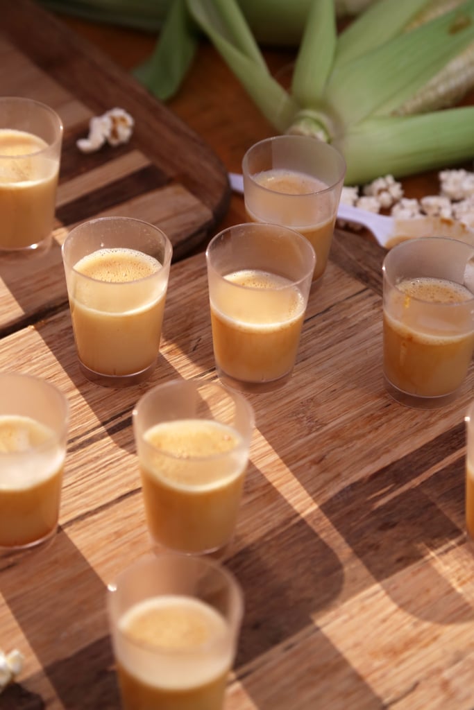 Liquified Popcorn With Caramel Froth