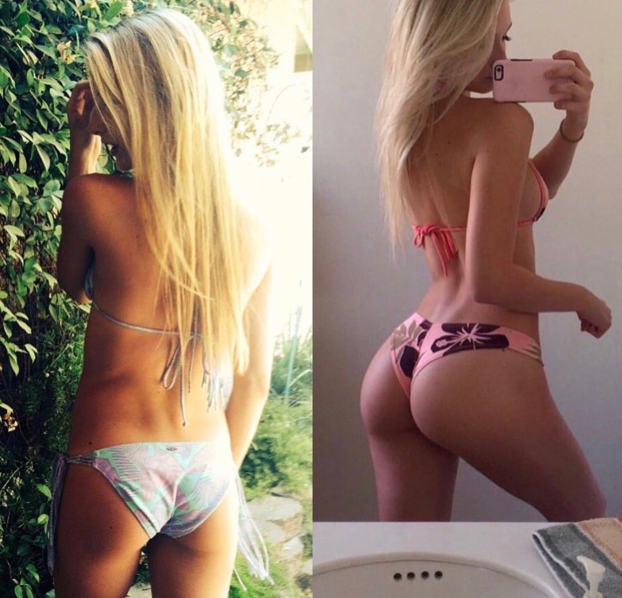 Stairmaster glutes before top and after