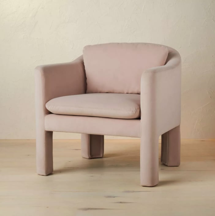 Stylish Seat: Opalhouse Designed With Jungalow Linaria Fully Upholstered Velvet Accent Chair