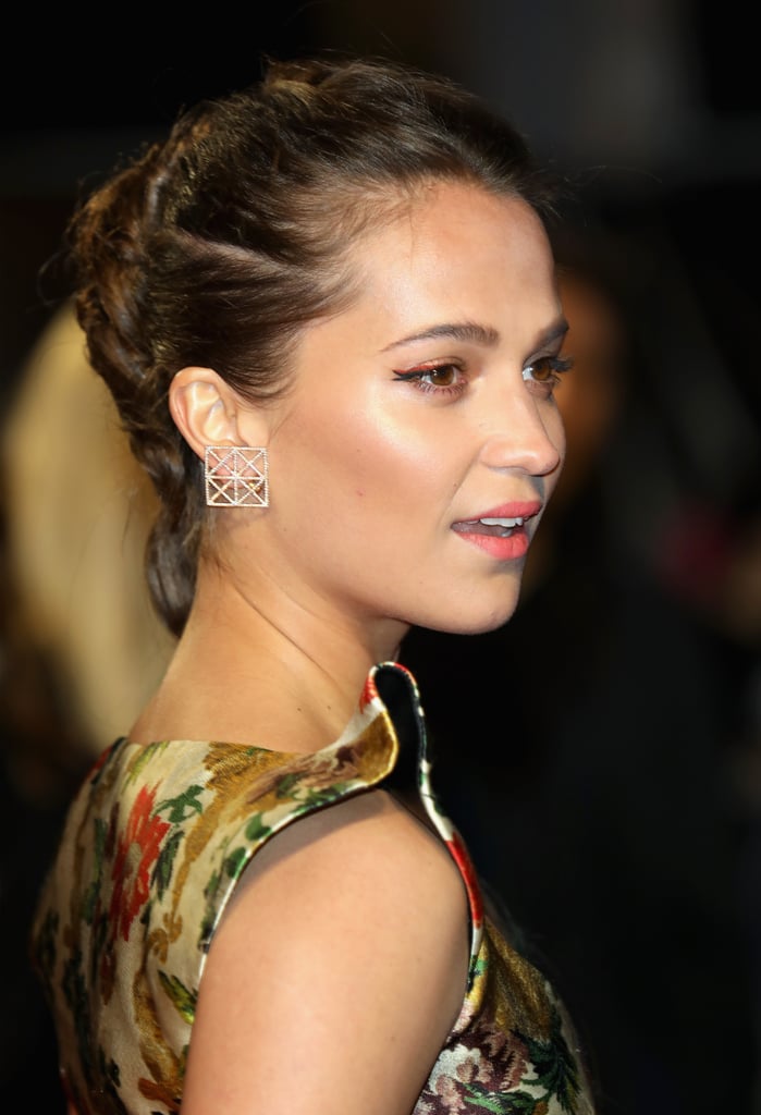 Alicia Vikander At The Tomb Raider European Premiere