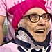 Elderly Hospice Patient Attends the Women's March