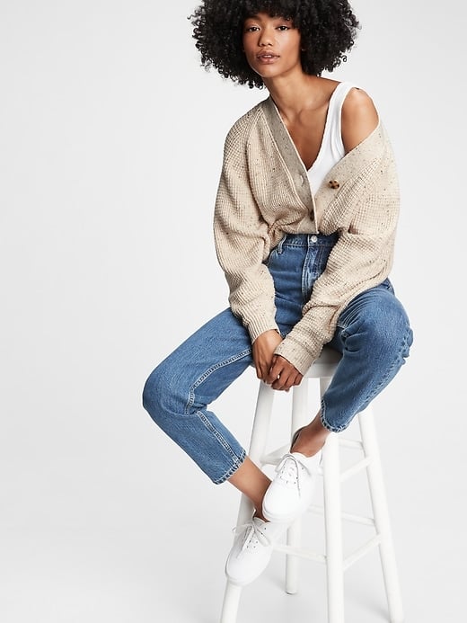Waffle stitch cardigan online