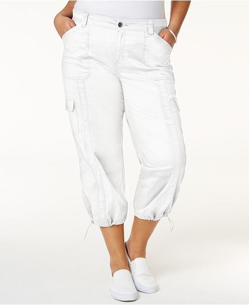 Style & Co Plus Size Capri Cargo Pants