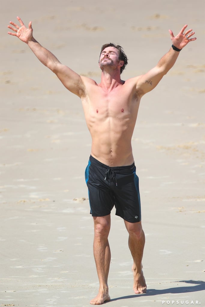 Chris Hemsworth and Matt Damon Australia Pictures April 2018