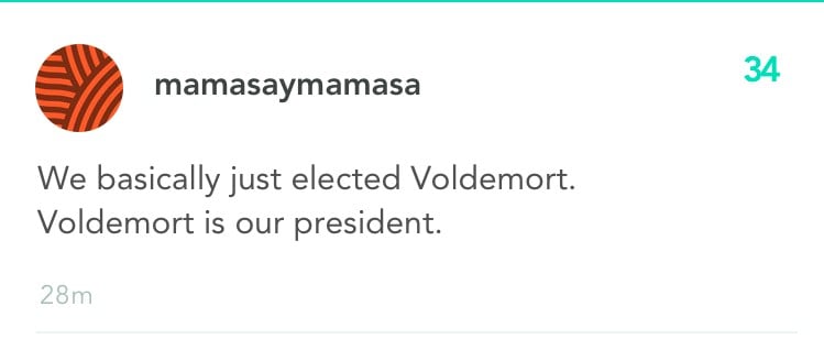 Millennials React to the 2016 Election on Yik Yak