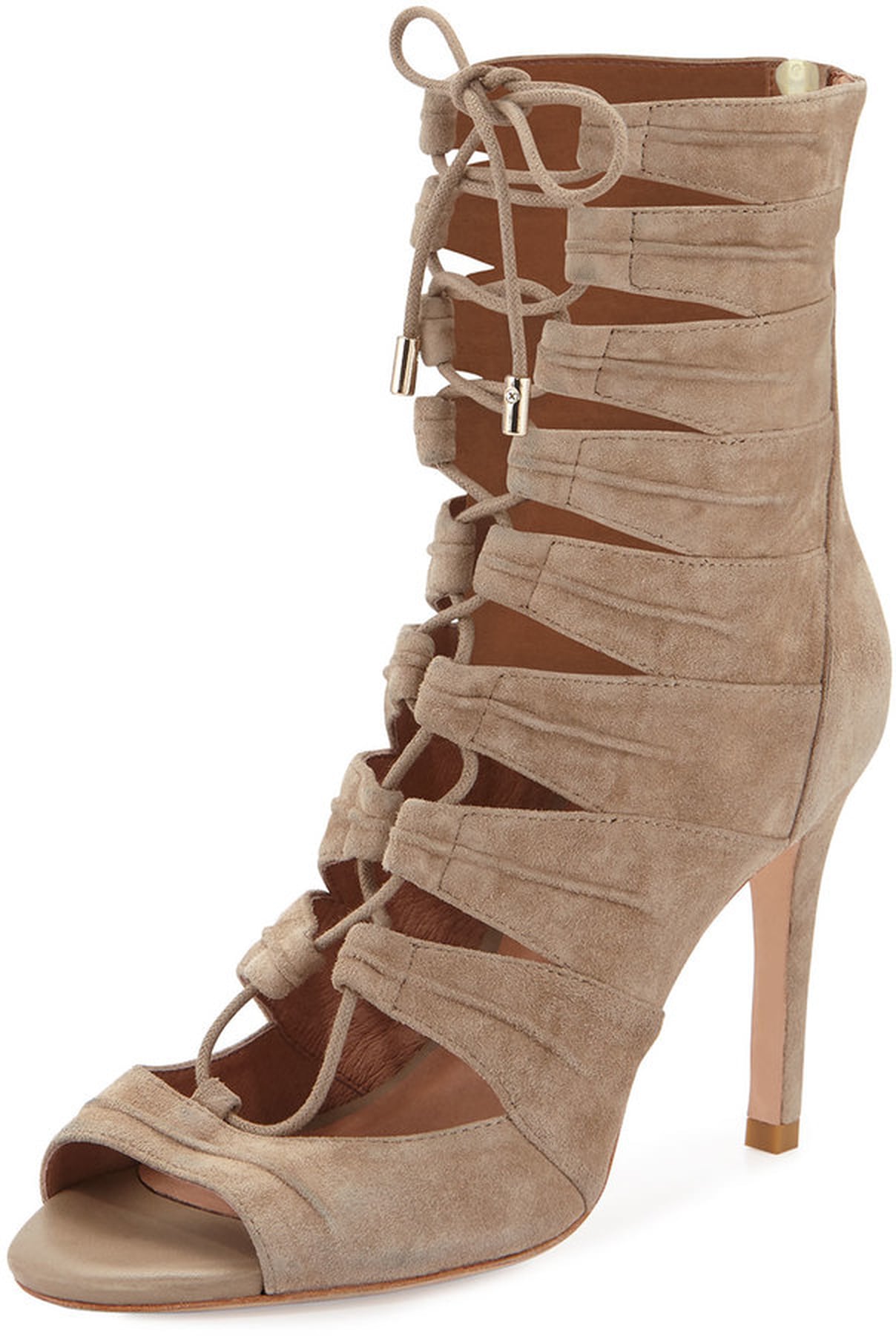 open ankle boots