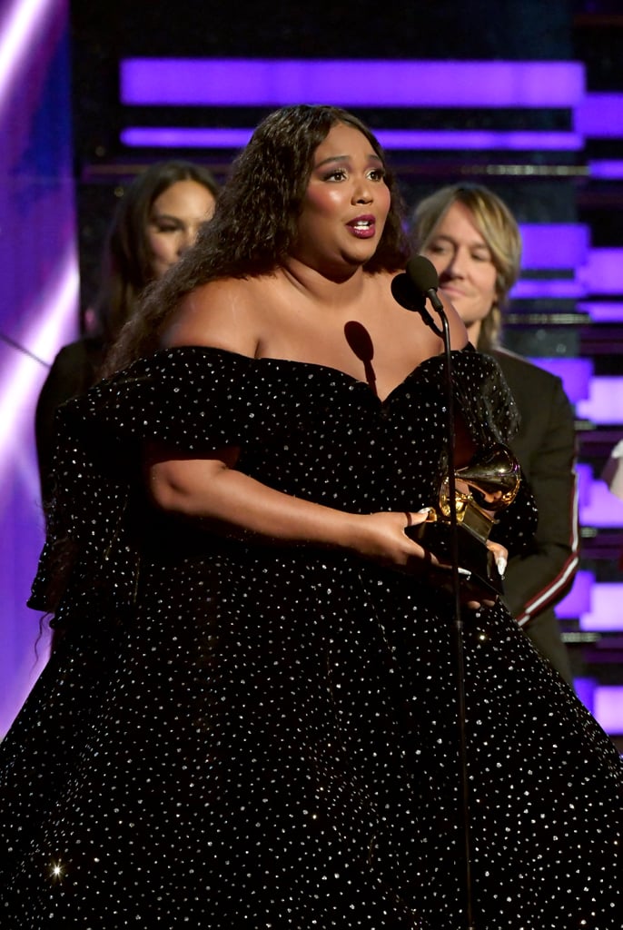 Lizzo's Christian Siriano Grammys Gown and Neon Bodysuit