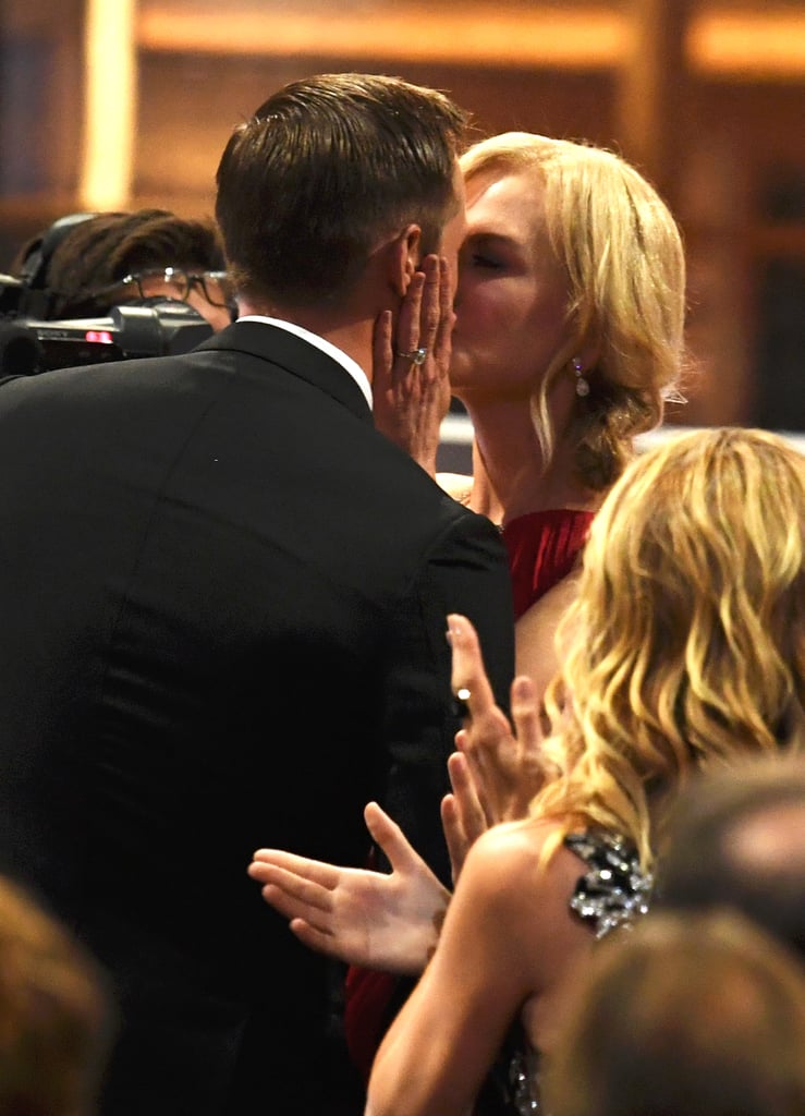 Nicole Kidman Kissing Alexander Skarsgard at the 2017 Emmys