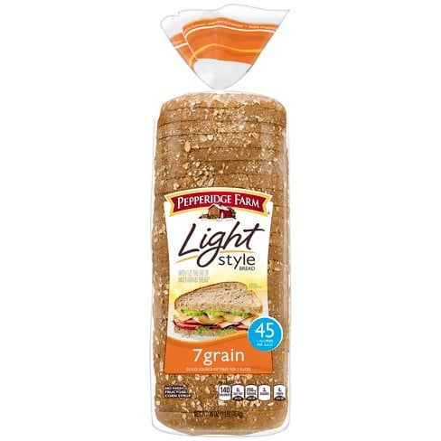 Pepperidge Farm Light Style Seven Grain Bread | Low-Carb Breads ...