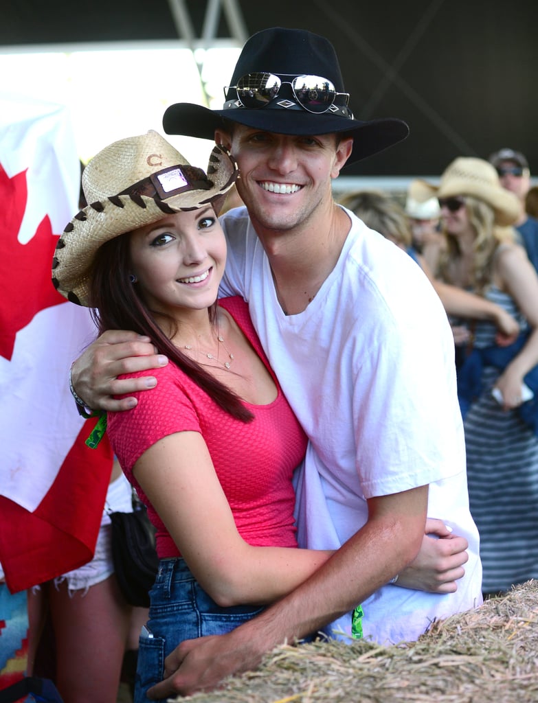A Pair Were All Smiles At 2014s Stagecoach Cute Couples At Summer Music Festivals Popsugar 7574