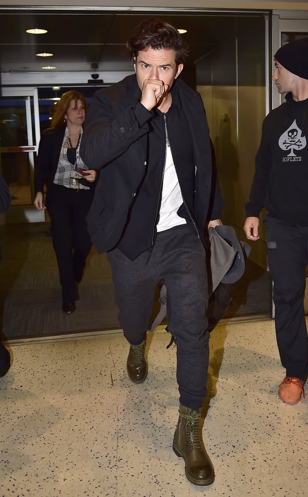 Orlando Bloom and Katy Perry at JFK March 2016
