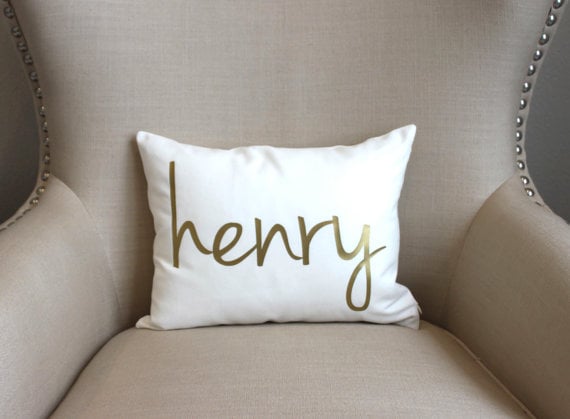 Personalized Baby Pillow