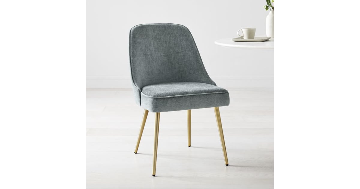 A Comfy Dining Chair West Elm MidCentury Upholstered Dining Chair Most Popular Furniture