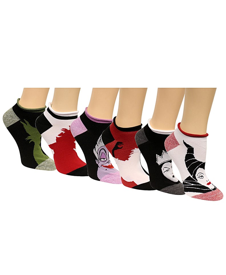 Assorted Villains No-Show Socks