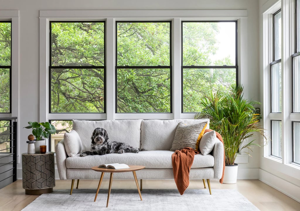 A Bouclé Sofa: Albany Park Park Sofa