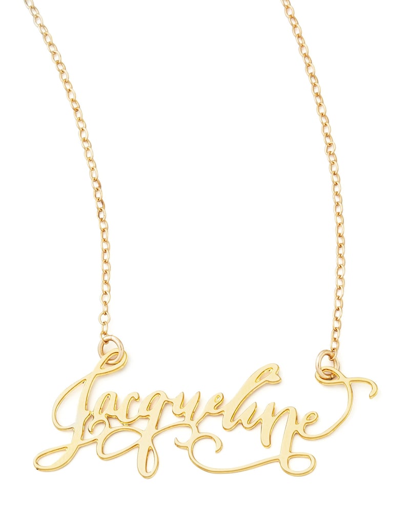Brevity Calligraphy Necklace