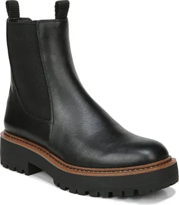 Chunky Black Boots: Sam Edelman Laguna Chelsea Boot