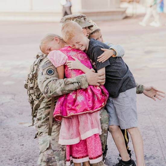 Photos of Military Dad Surprising His Family at Disney World