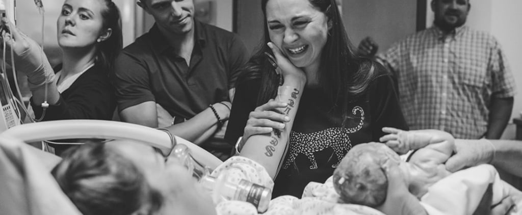 Photos of Mom and Surrogate After Baby Is Born