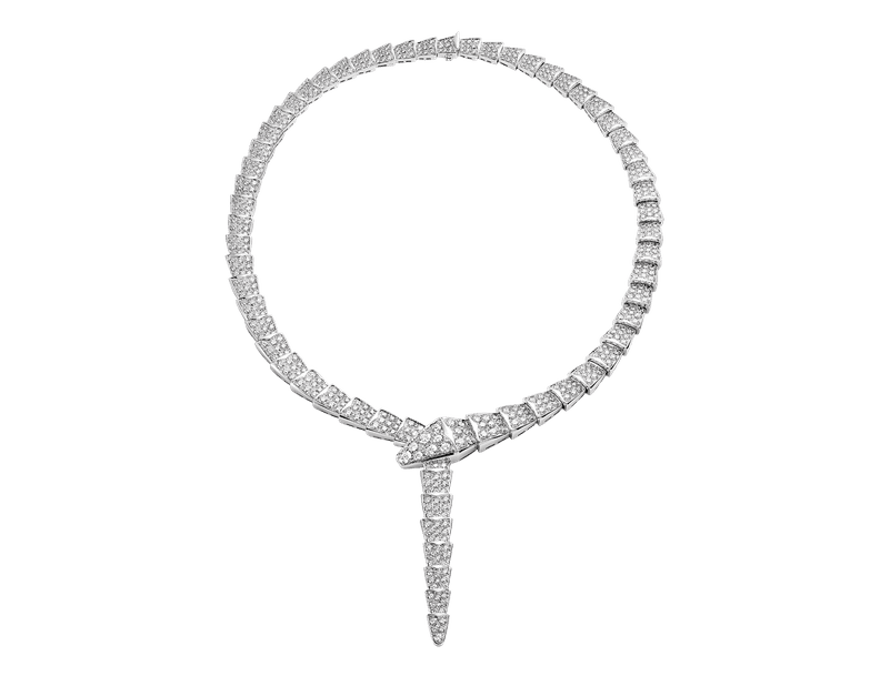 Bulgari Serpenti Viper White Gold Necklace