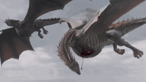 When Rhaegal Gets Shot Right Out of the Sky