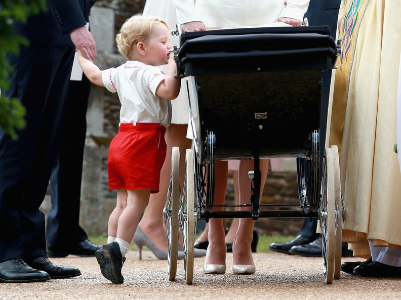 When Prince George Peered Into the Pram on His Tippy Toes