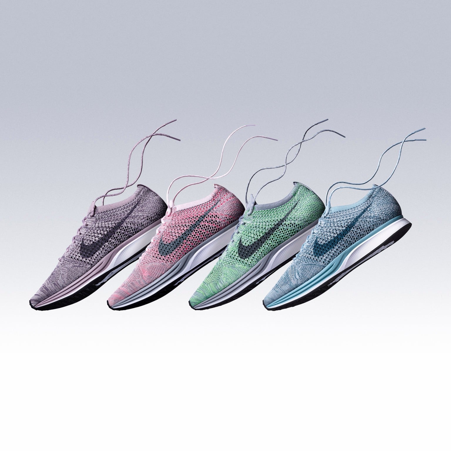 Nike Flyknit Racer Macaron Sneakers 
