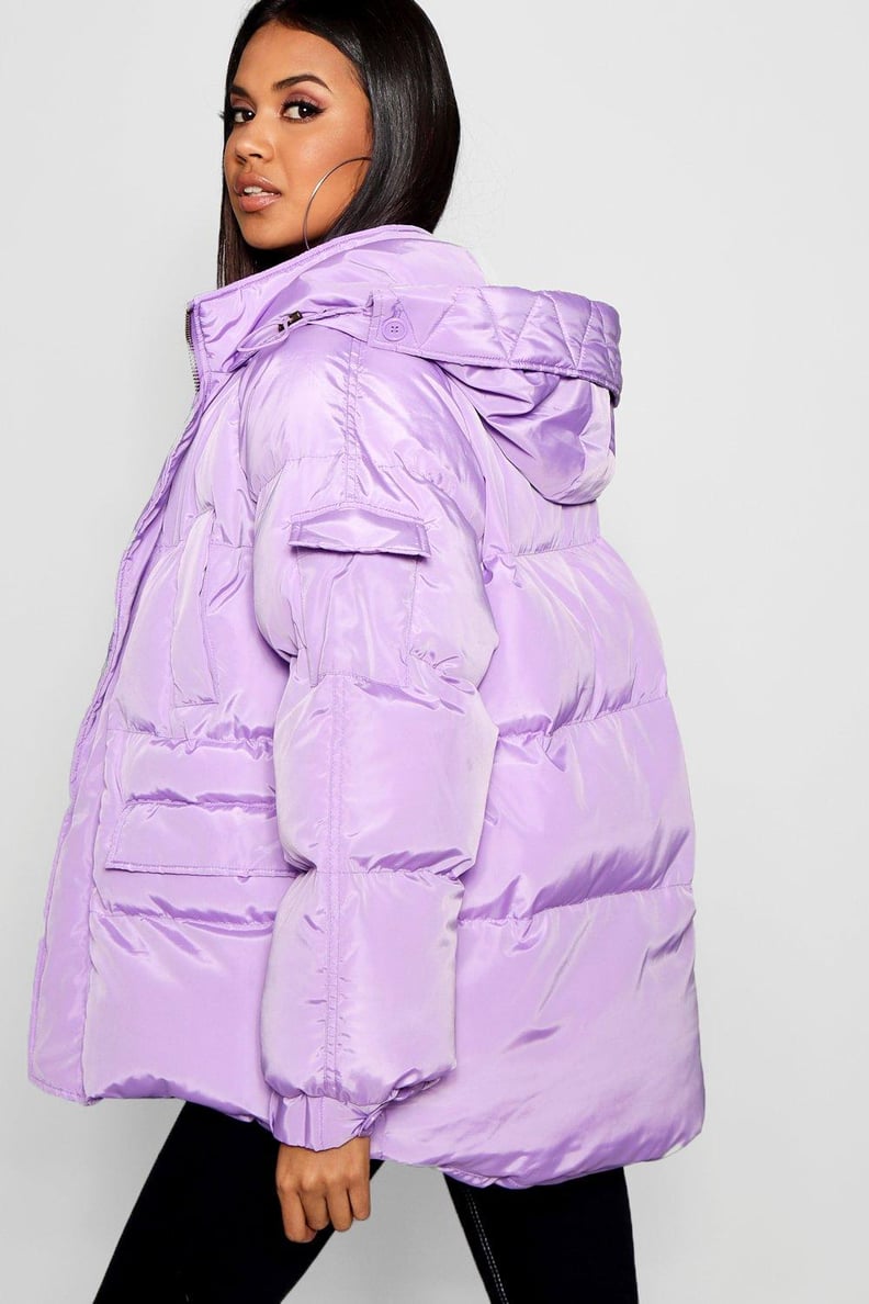 Oversized hooded hotsell puffer jacket