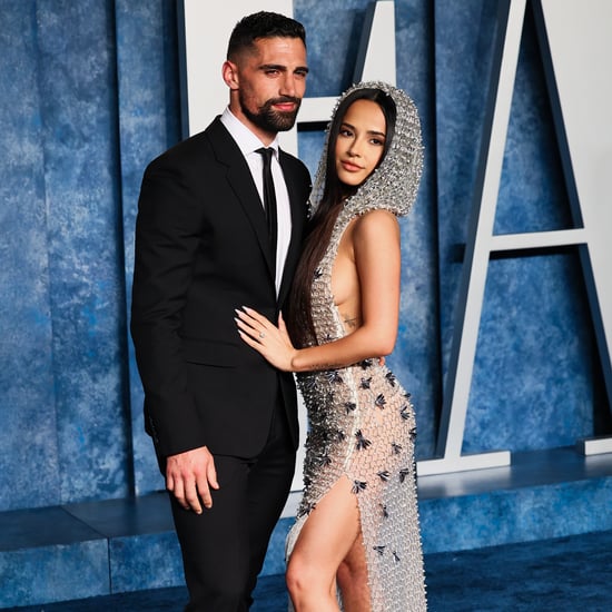 Becky G, Sebastian Lletget at 2023 Vanity Fair Oscars Party