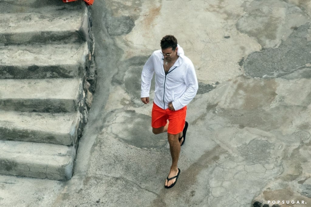 Bradley Cooper and Irina Shayk on the Beach in Italy 2018