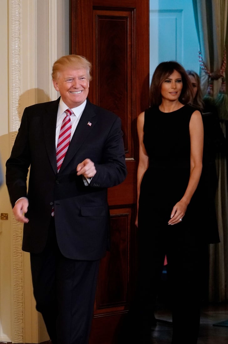 Melania Trump's Alexander McQueen Black Jumpsuit