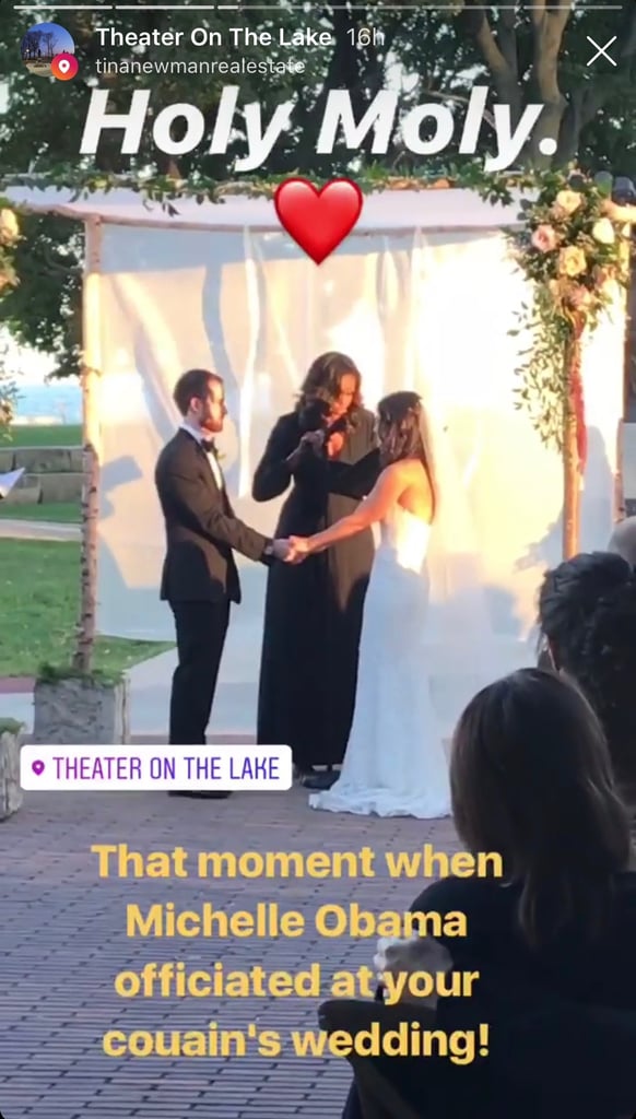 Michelle Obama Helps Exchange Vows at Chicago Wedding 2018