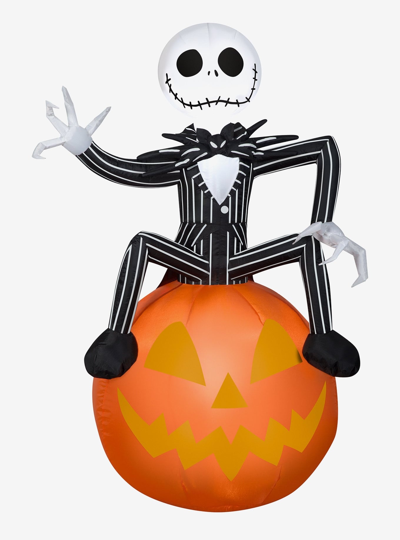 The Nightmare Before Christmas Jack Skellington On Pumpkin Airblown Wow Hot Topic S New Halloween Themed Home Decor Is Chillingly Cool Popsugar Home Photo 16