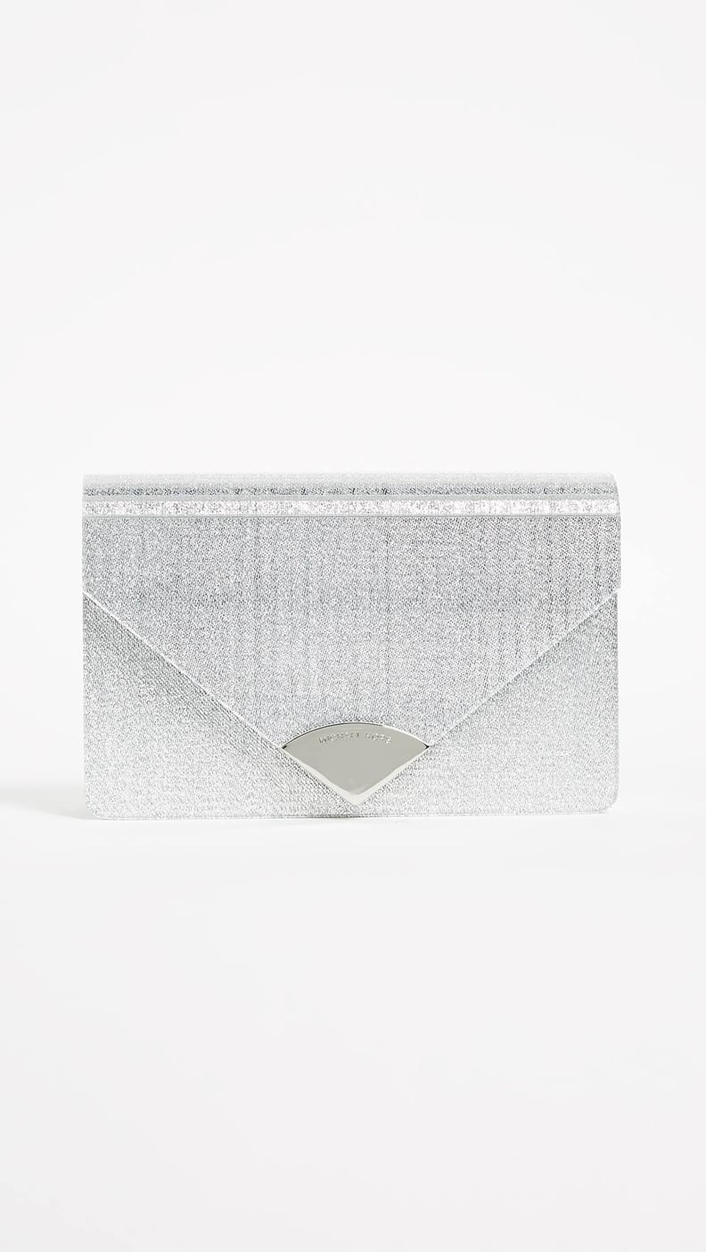 Michael Michael Kors Clutch Barbara Metallic Envelope Clutch