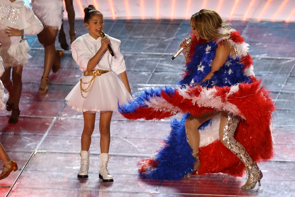 Watch Jennifer Lopez's Daughter Emme Sing at the Super Bowl