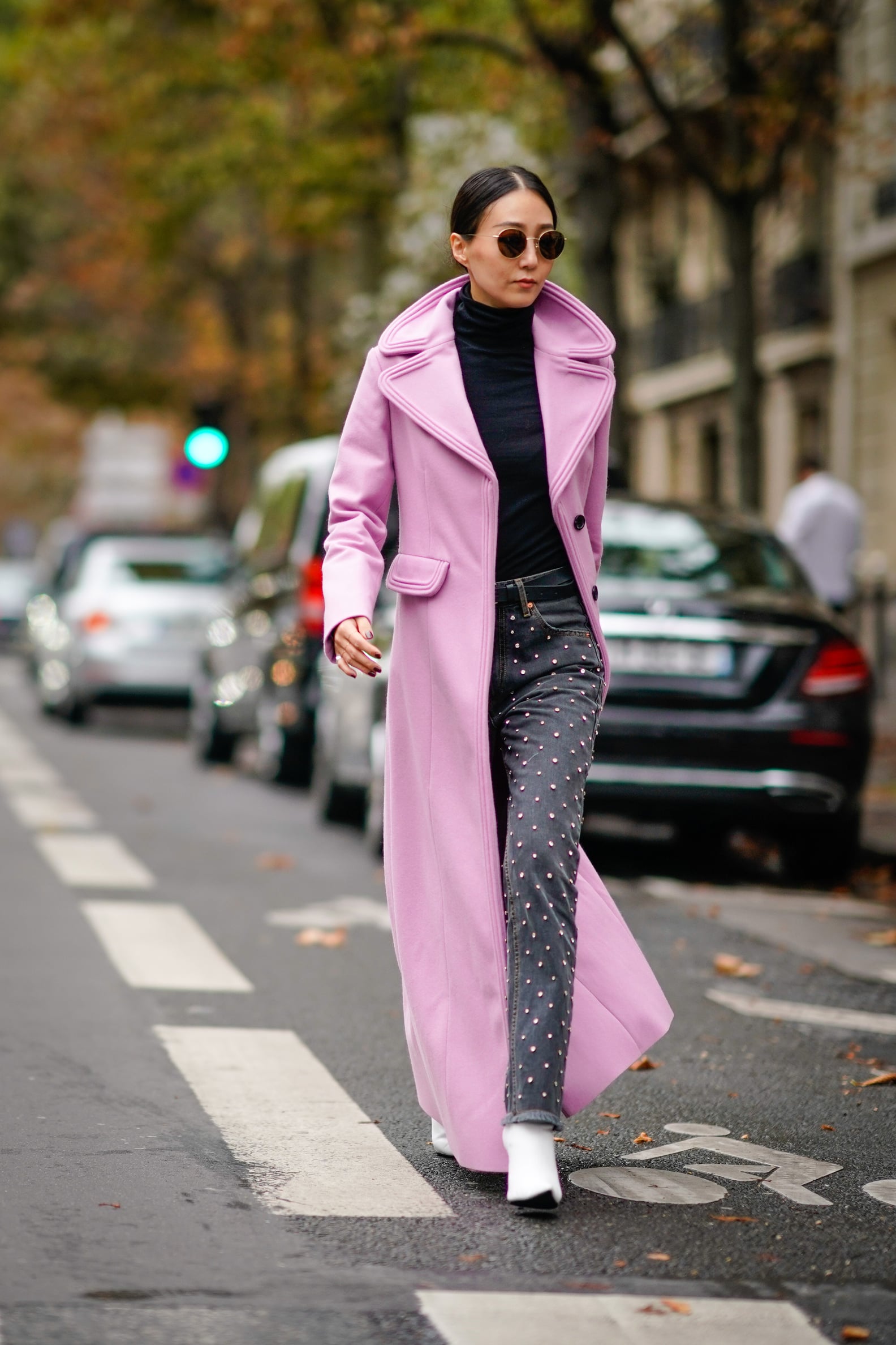 Statement Coat Street Style Trend | POPSUGAR Fashion