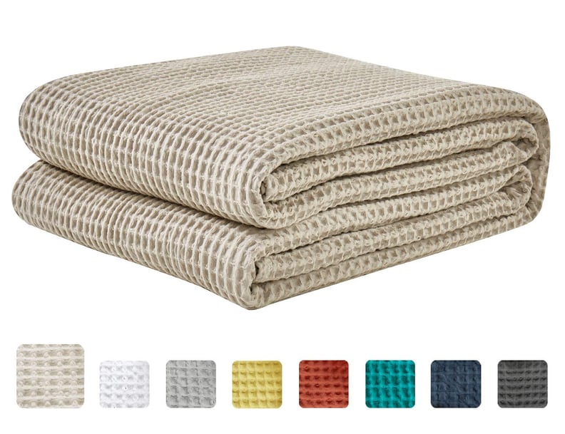 PHF Cotton Waffle Weave Blanket