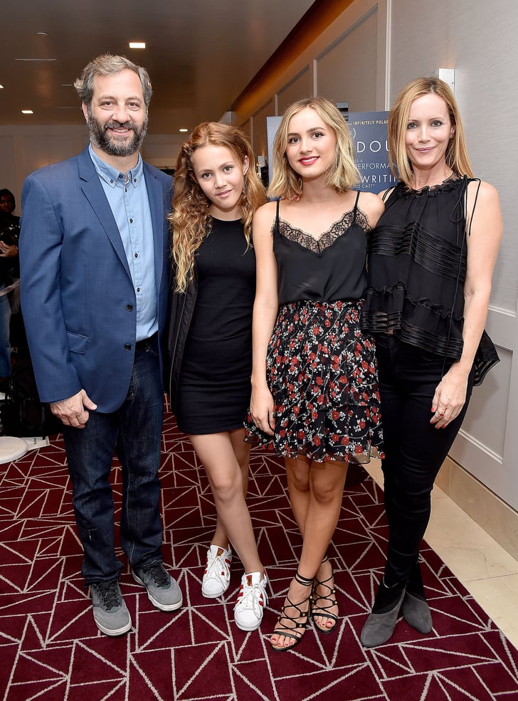 Judd Apatow and Leslie Mann With Daughters September 2016 | POPSUGAR