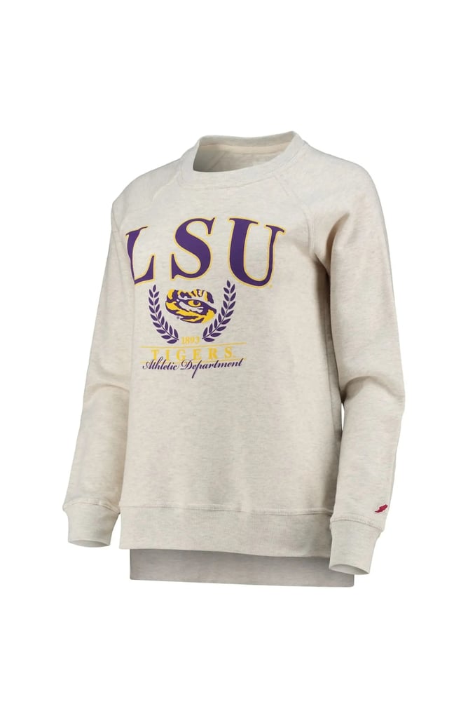 College-Sweatshirt机构:联盟大学穿路易斯安那州立大学运动衫