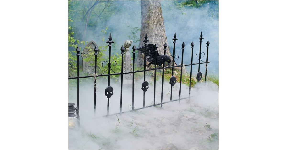 Skull Metal Fence Best 2020 Halloween Decor at Grandin Road