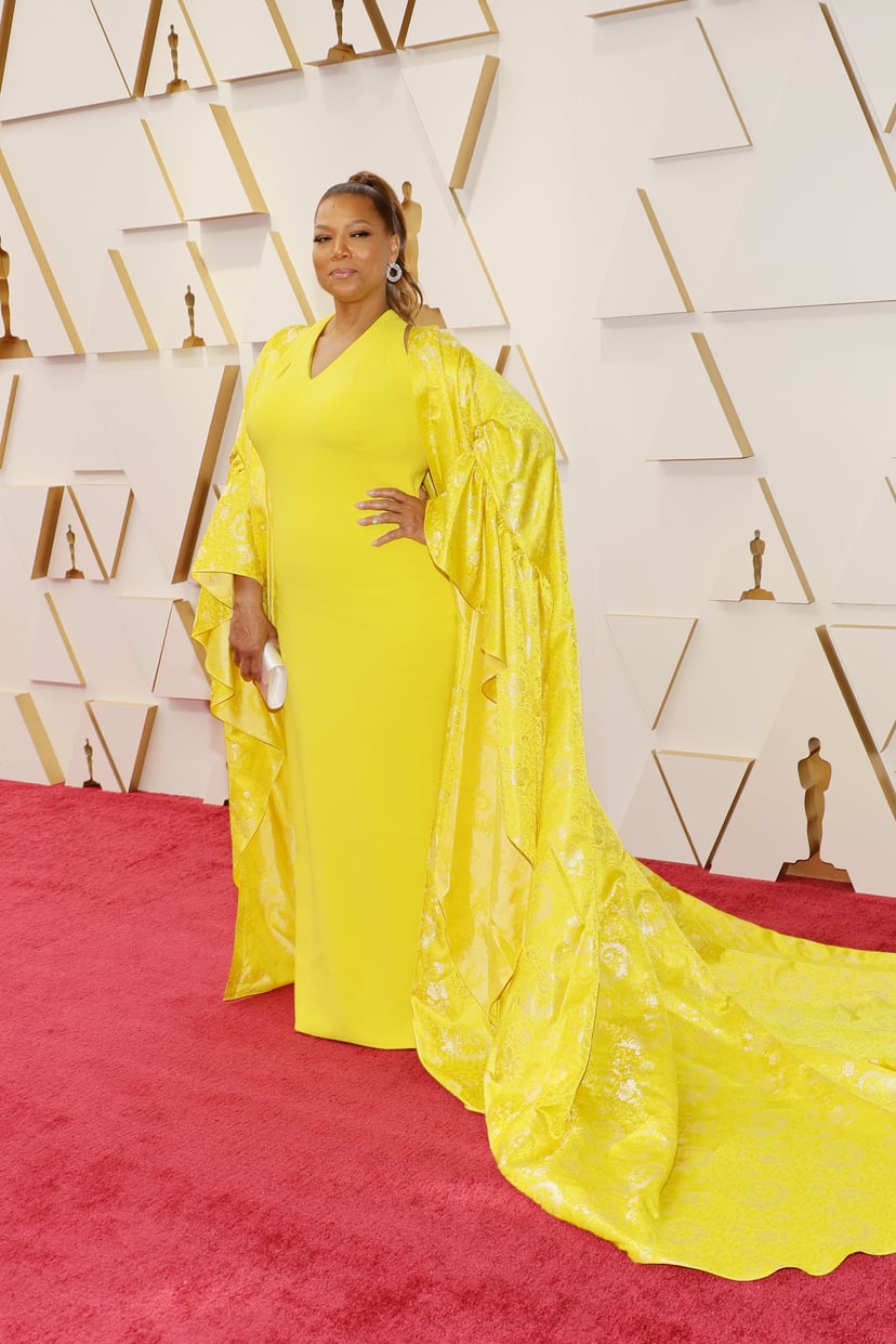 HOLLYWOOD, CALIFORNIA - MARCH 27: Queen Latifah attends the 94th Annual Academy Awards at Hollywood and Highland on March 27, 2022 in Hollywood, California. (Photo by Mike Coppola/Getty Images)