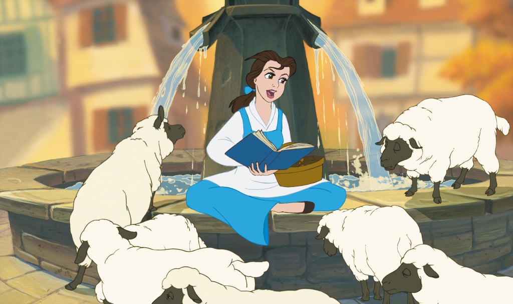 The strand of hair that always falls into Belle's face was meant to show she wasn't perfect.
