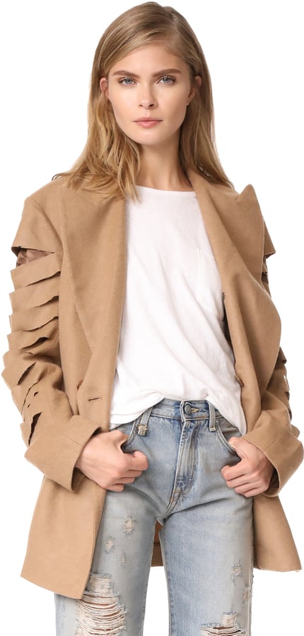 R 13 Zipped Back Blazer