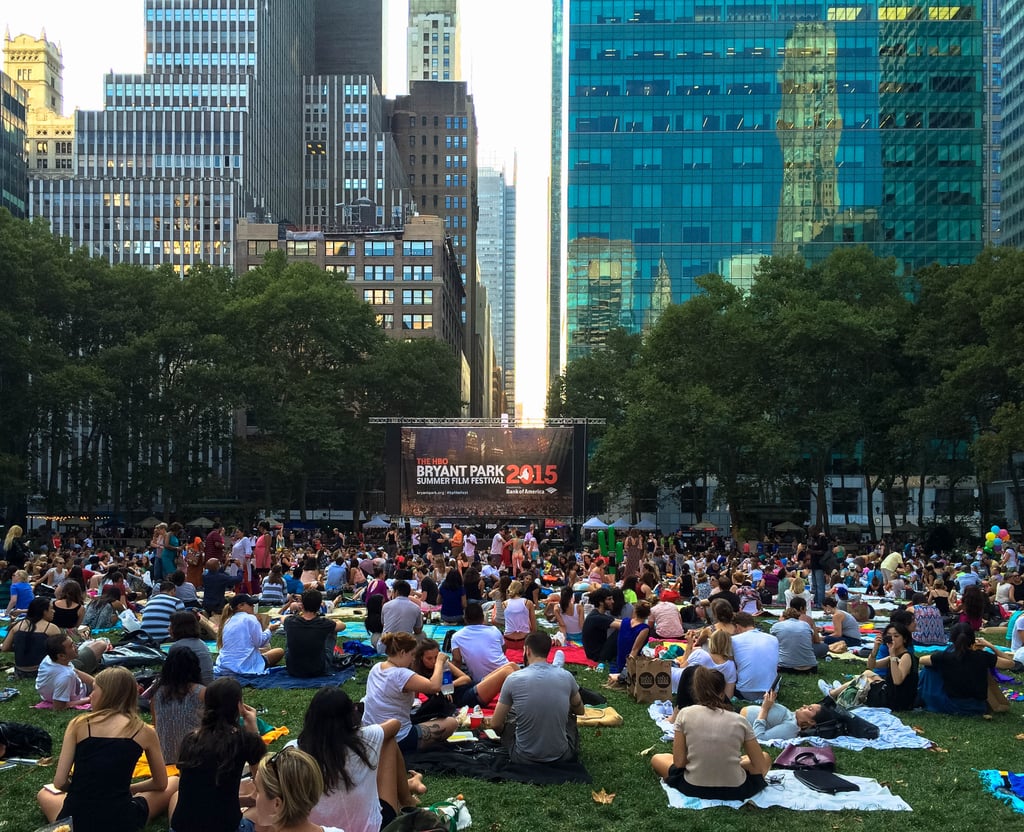 Enjoy a classic film on the lawn of Bryant Park