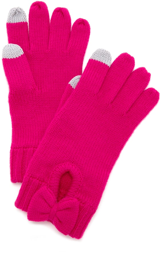 Kate Spade Gathered Bow Gloves ($48)