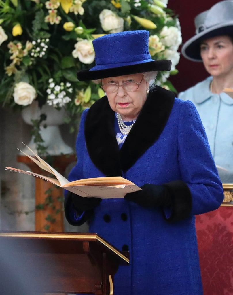 Queen Elizabeth II at Maundy Church Service March 2018