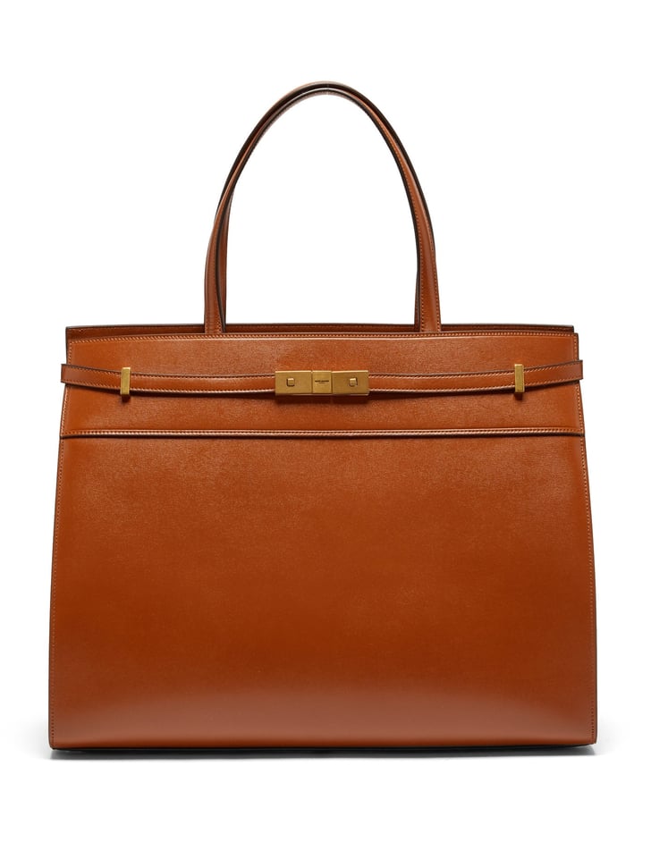 Saint Laurent Manhattan Medium Leather Tote Bag | Best Classic Bags ...