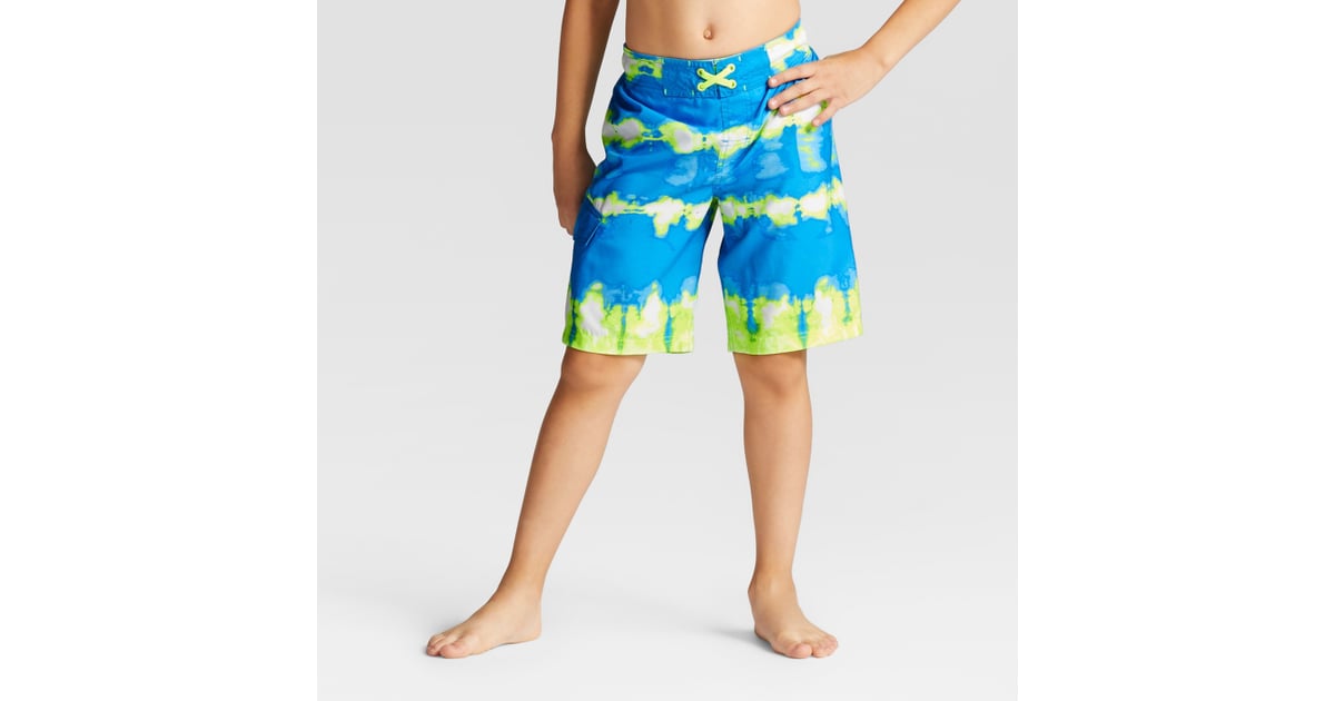Cat Jack Boys Twist Dye Yellow Dash Swim Trunks 19 Superfun