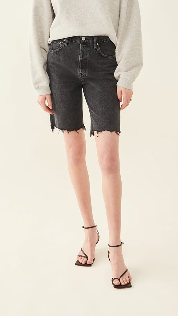 AGOLDE 90's Pinch Waist High Rise Straight Leg Shorts